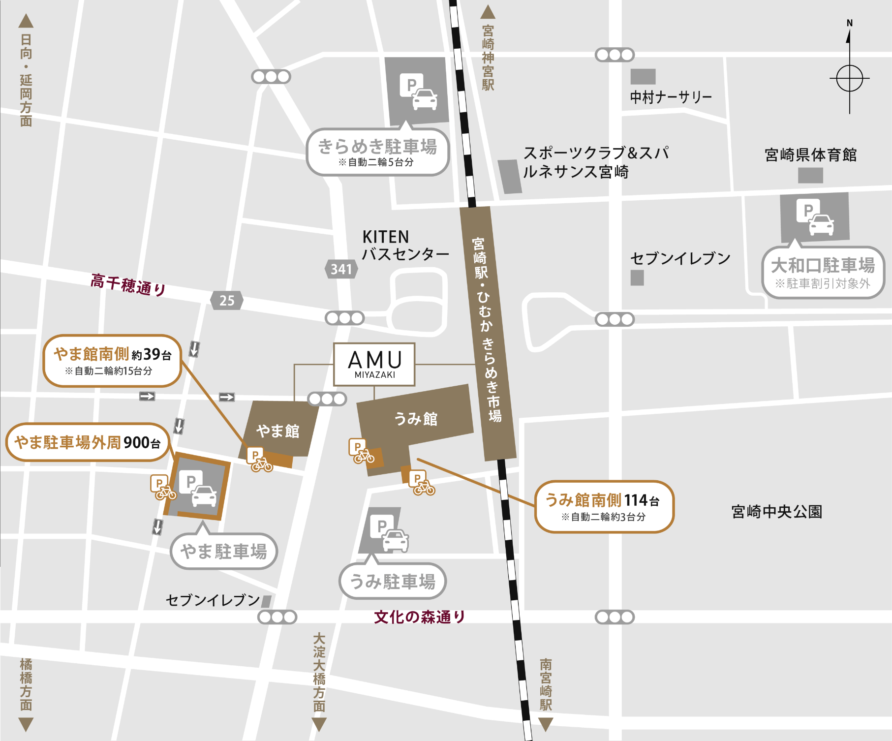 駐輪場MAP